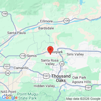 Map to Moorpark Center for Dentistry office in Moorpark, CA