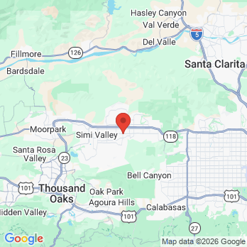 Map to PREVIOUS LOCATION  office in Simi Valley, CA
