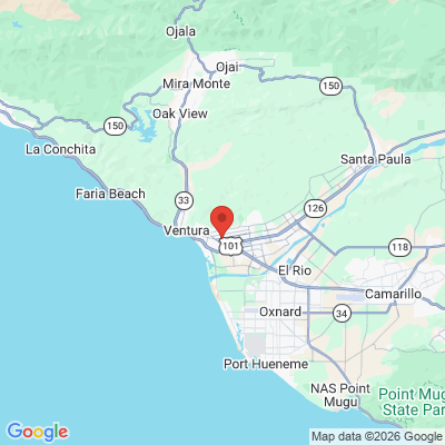 Map to  office in Ventura, CA