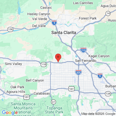 Map to  office in Porter Ranch, CA