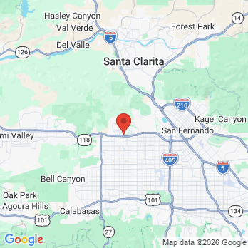 Map to Primary Office office in Los Angeles, CA