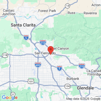 Map to WESTCARE DENTAL office in Pacoima, CA