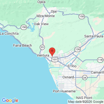 Map to Coastal Endodontic Specialists office in Ventura, CA
