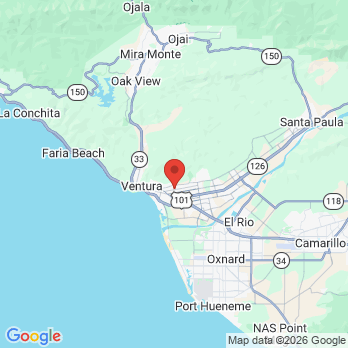 Map to Best Ventura Dentist office in Ventura, CA