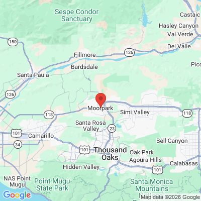 Map to  office in Moorpark, CA