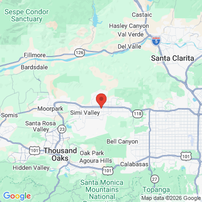 Map to  office in Simi Valley, CA