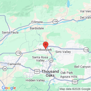Map to ADVANCED COSMETIC DENTISTRY office in Moorpark, CA