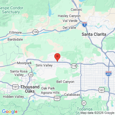 Map to  office in Simi Valley, CA