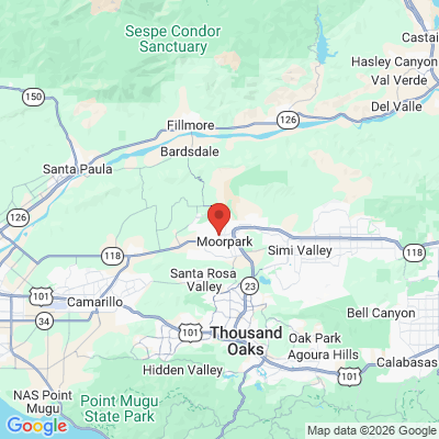 Map to Smiles Avenue Advanced Cosmetic Dentistry office in Moorpark, CA
