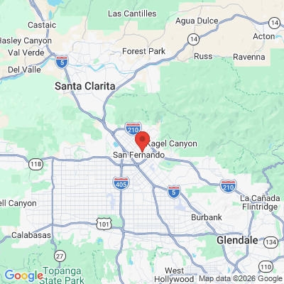 Map to  office in San Fernando, CA