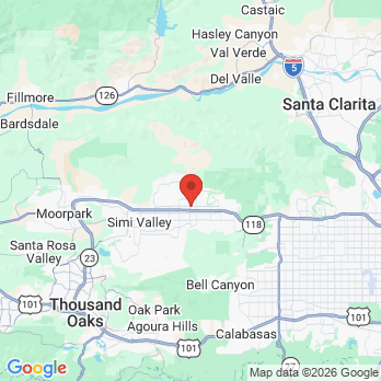 Map to ALAMO FAMILY DENTISTRY office in Simi Valley, CA