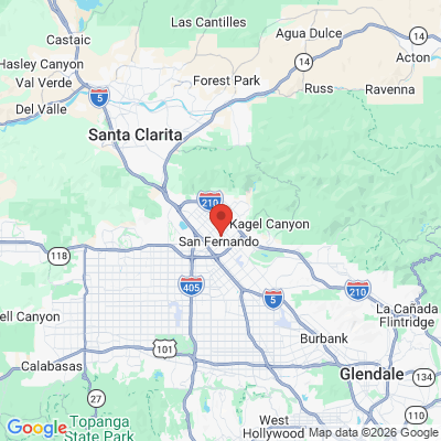 Map to  office in San Fernando, CA