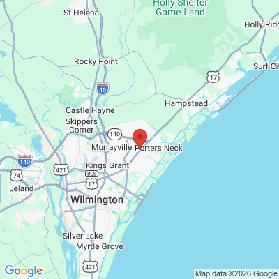 Map to  office in Wilmington, NC