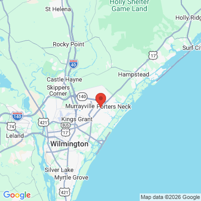 Map to  office in Wilmington, NC
