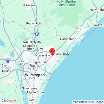 Map to  office in Wilmington, NC