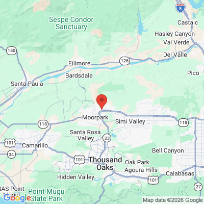 Map to  office in Moorpark, CA