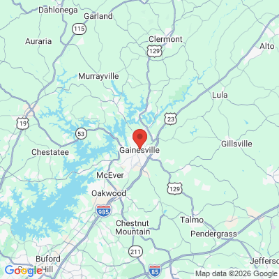 Map to  office in Gainesville, GA