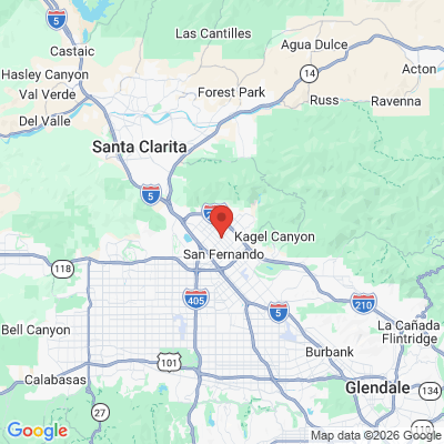 Map to Navarro Dentistry office in Sylmar, CA
