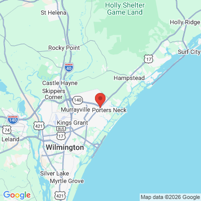 Map to  office in Wilmington, NC