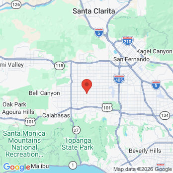 Map to Carolina G. Pablo, DDS A Professional Dental Corp office in Winnetka, CA