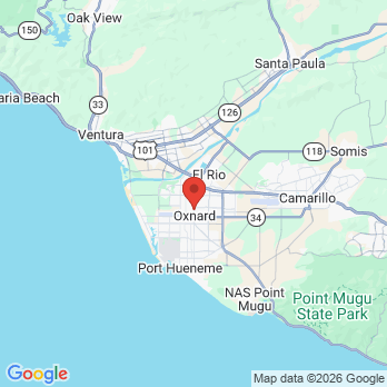 Map to Puri Dentistry office in Oxnard, CA