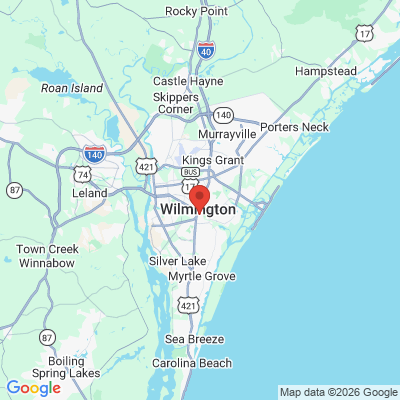 Map to  office in Wilmington, NC