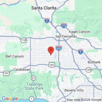 Map to Royalty Dental office in Los Angeles, CA