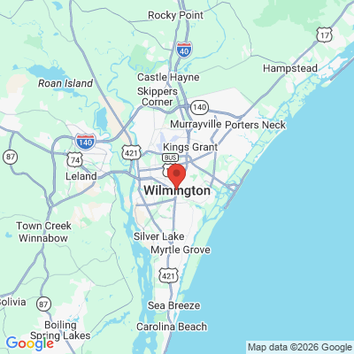 Map to  office in Wilmington, NC