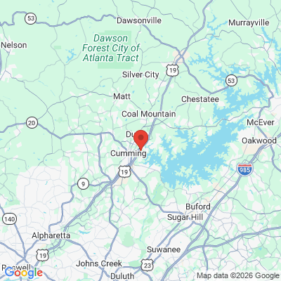 Map to  office in Cumming, GA
