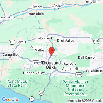 Map to Thousand Oaks Dental Group and Orthodontics office in Thousand Oaks, CA