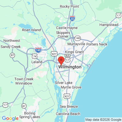 Map to  office in Wilmington, NC