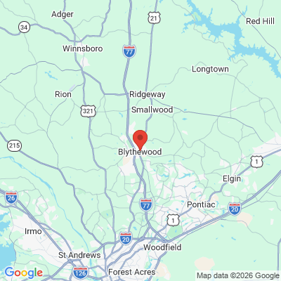 Map to  office in Blythewood, SC