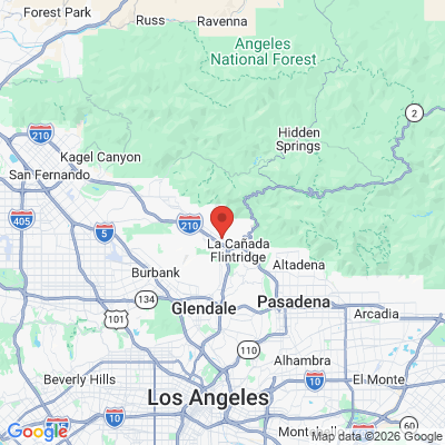 Map to  office in La Caã±Ada Flintridge, CA