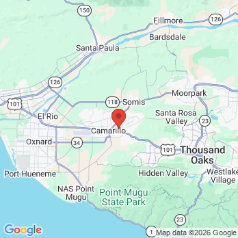 Map to Camarillo Childrens Dental Group  office in Camarillo, CA