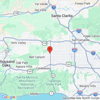 Map to Ely Hasany, DDS Inc. office in Los Angeles, CA