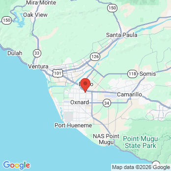 Map to Andres Dental  office in Oxnard, CA