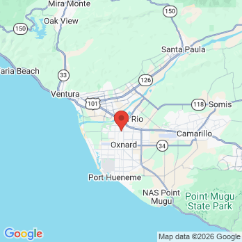 Map to Dr. Tracy Van Blargen office in Oxnard, CA