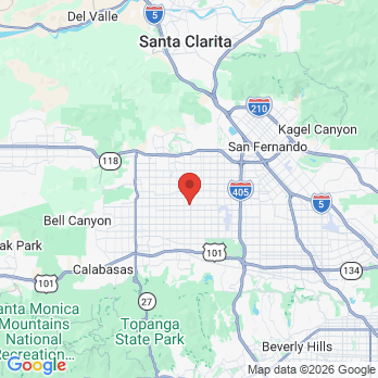 Map to Clove Dental Northridge office in Santa Monica, CA
