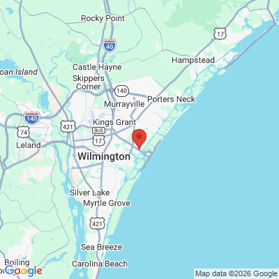 Map to  office in Wilmington, NC
