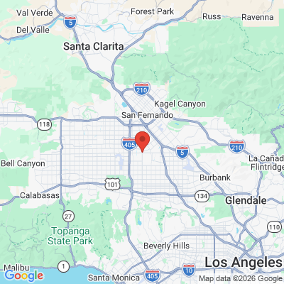 Map to  office in Panorama City, CA