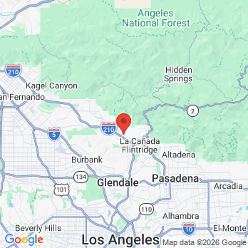 Map to Crescenta Family Dental office in La Crescenta, CA