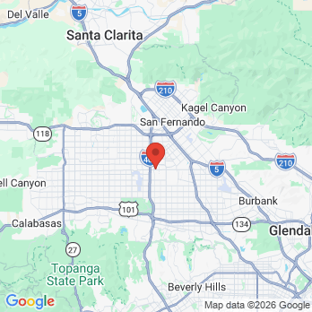 Map to Ilya Alayev DDS, pc office in Panorama City, CA
