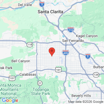 Map to David Berrios, D.D.S., M.S. office in Northridge, CA