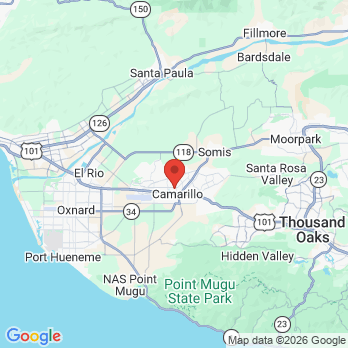 Map to Clove Dental Camarillo office in Camarillo, CA