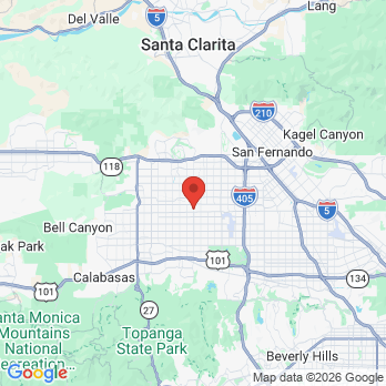 Map to Mission City Community Network, Inc office in Northridge, CA