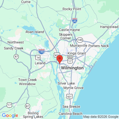Map to  office in Wilmington, NC