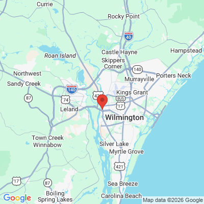 Map to  office in Wilmington, NC