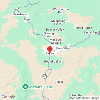 Map to  office in Payson, AZ