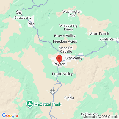 Map to  office in Payson, AZ