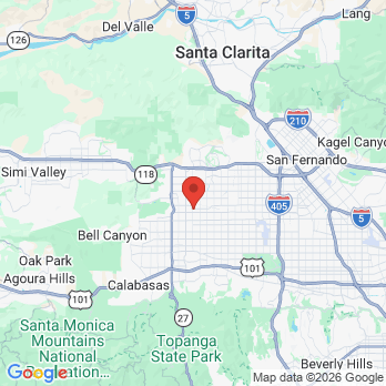Map to Valley Smiles office in Los Angeles, CA